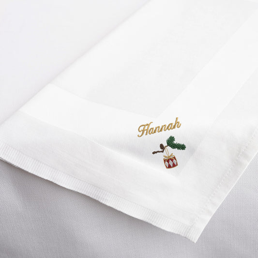 Gren med tromme  - Juleserviet