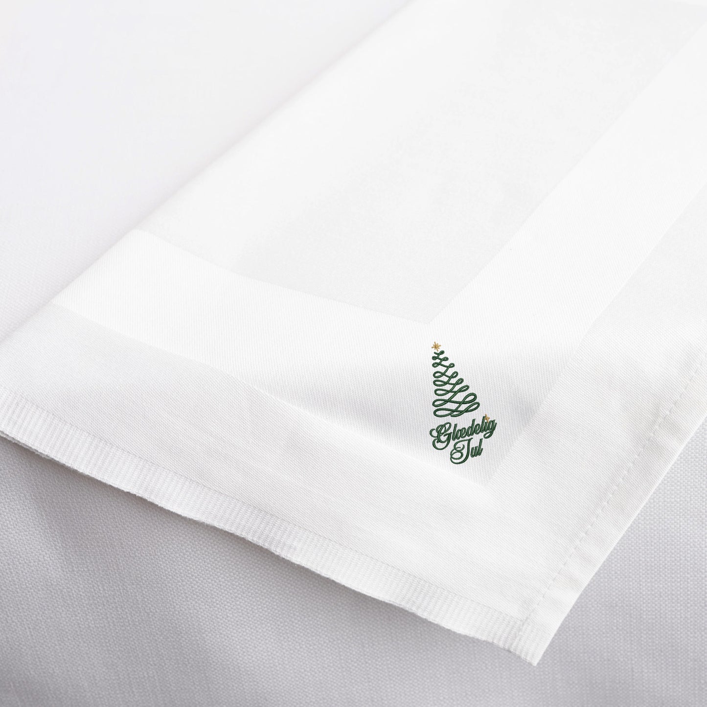 Glædelig jul med juletræ - Juleserviet