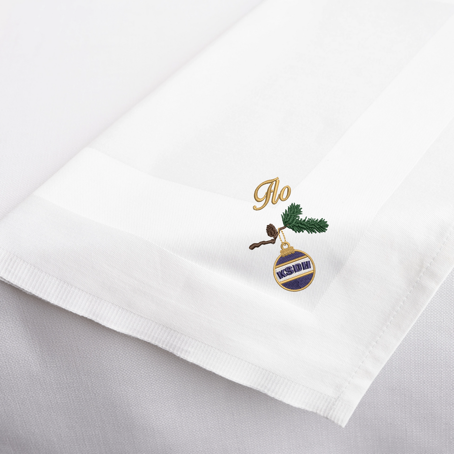 Fir branch with KSDH Christmas ball